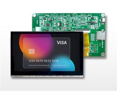 Màn hình TFT 4,3 inch với màn hình cảm ứng